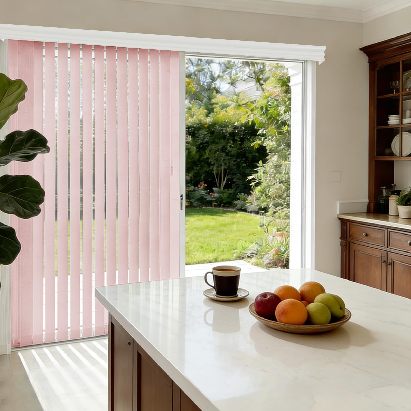Amazon.com: Chaudix Cordless PVC Vertical Blinds, UV Protection